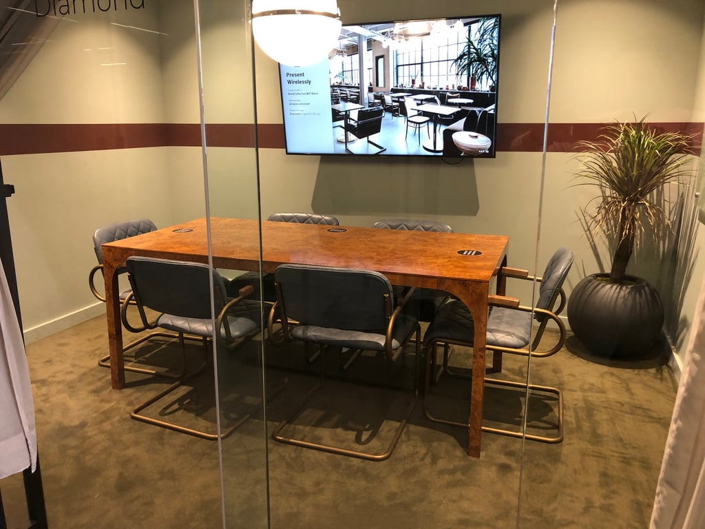 An interior shot of Diamond Conference Room