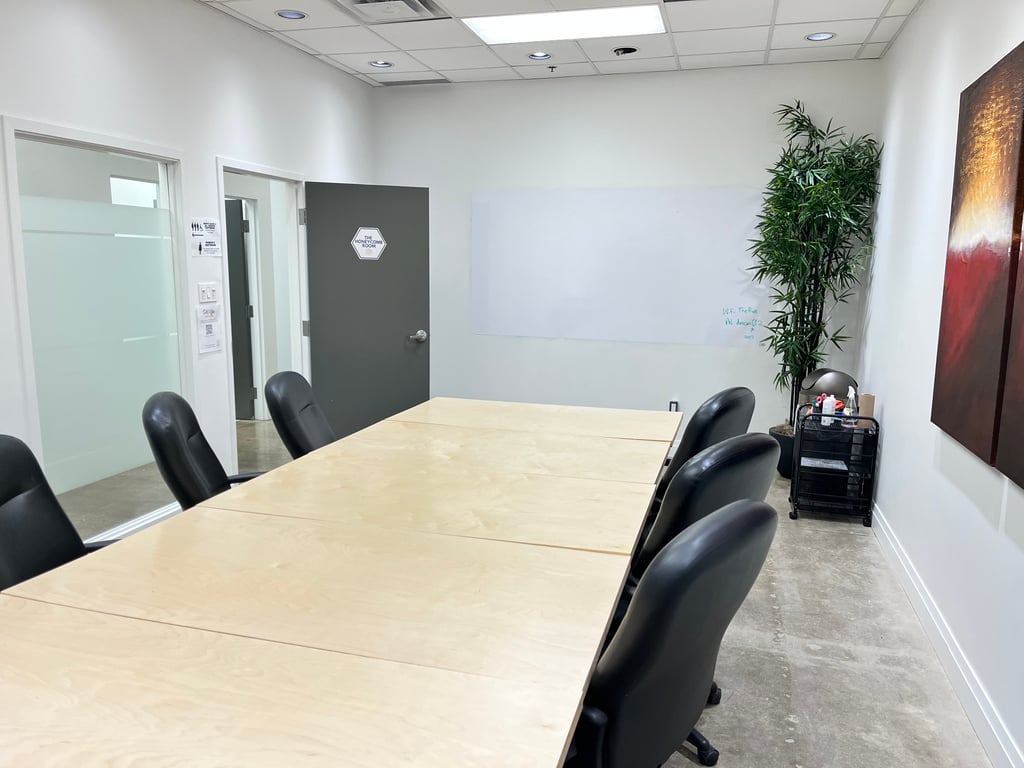 An interior shot of "The Honeycomb" Meeting Room