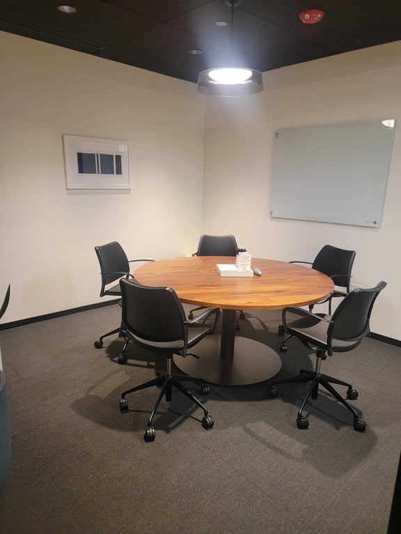 An interior shot of Conf. Room P