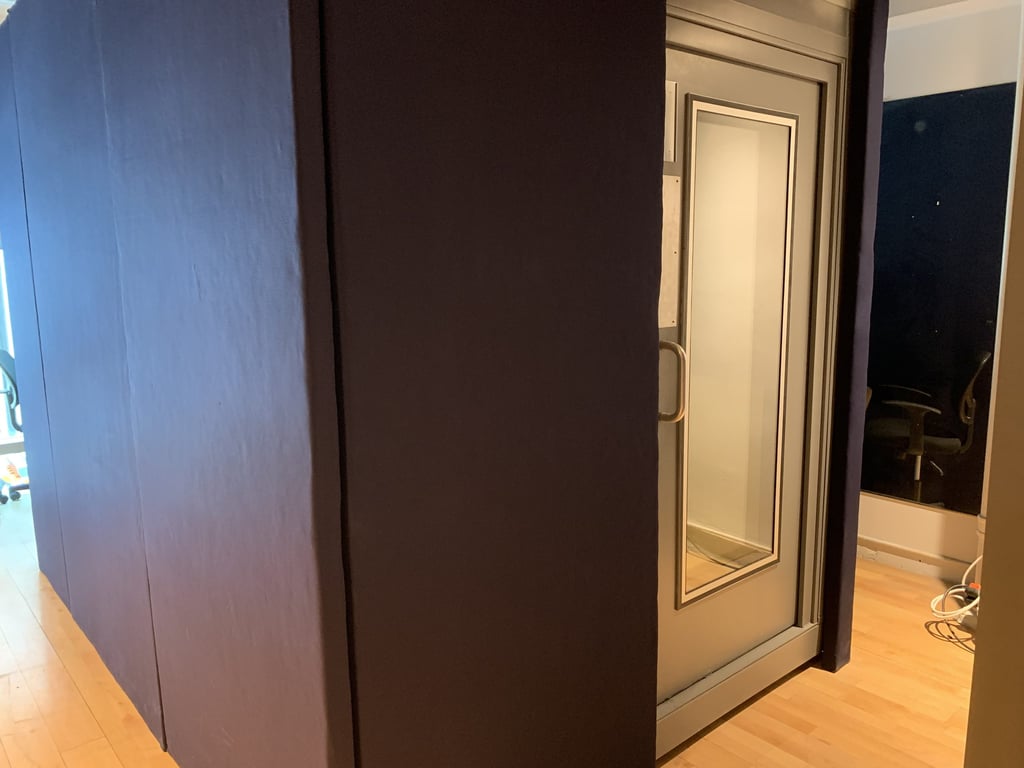 An interior shot of Booth 1