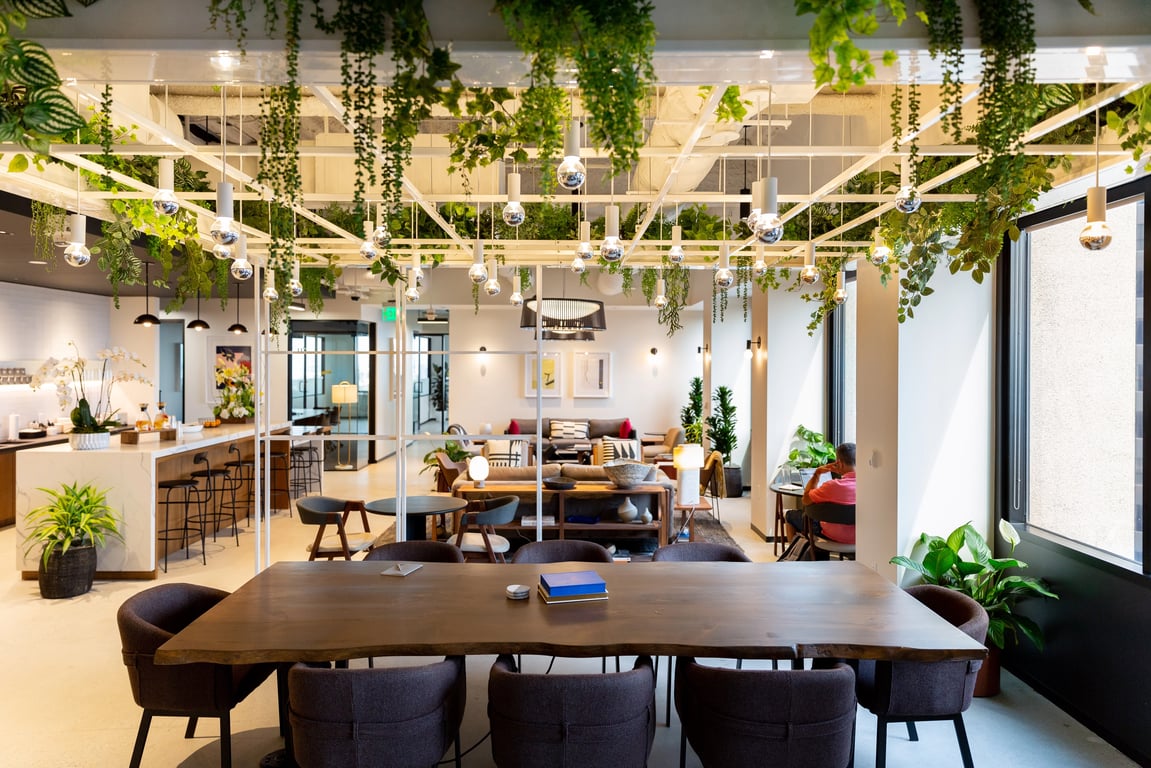 An interior shot of Industrious - Century City - 1925 Century Park E