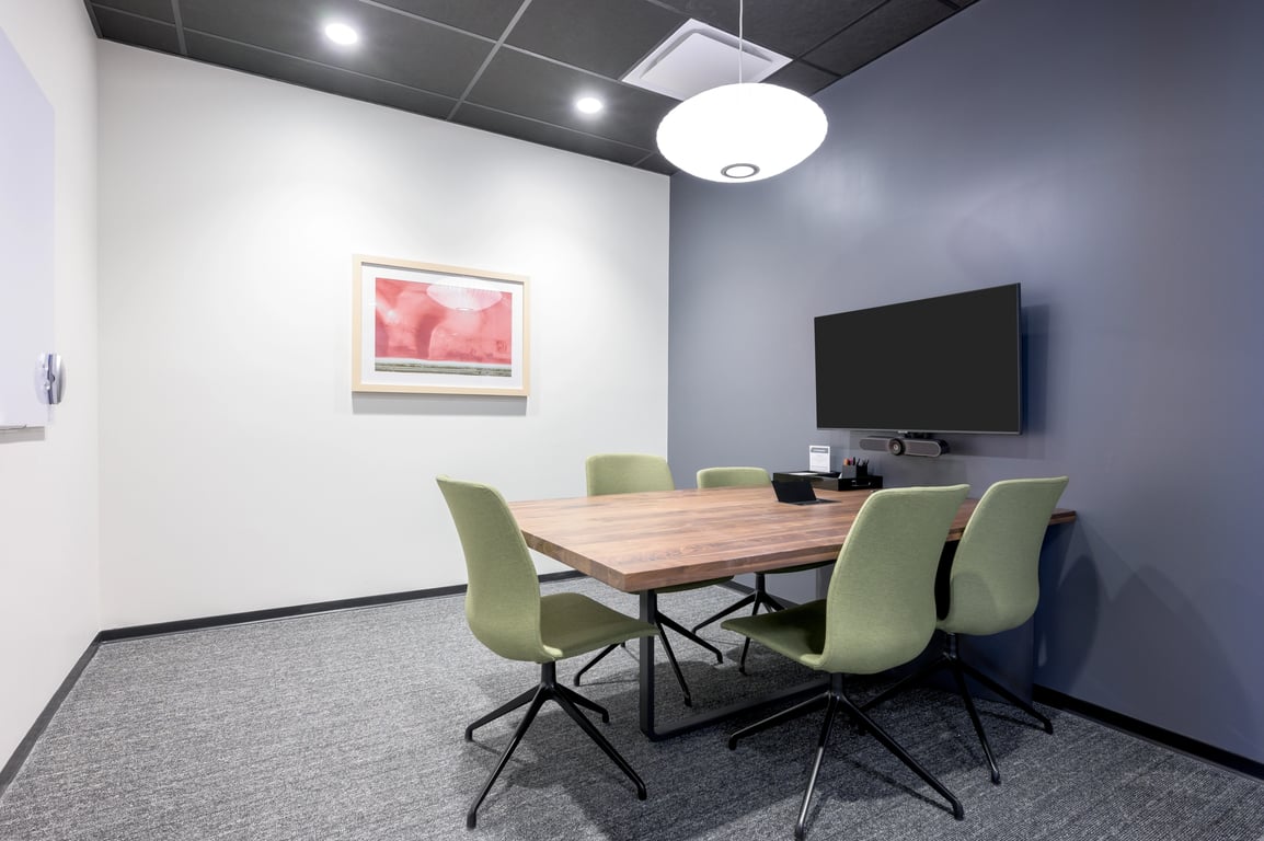 An interior shot of Huddle Room 3-C