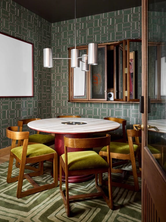 An interior shot of Adler Room