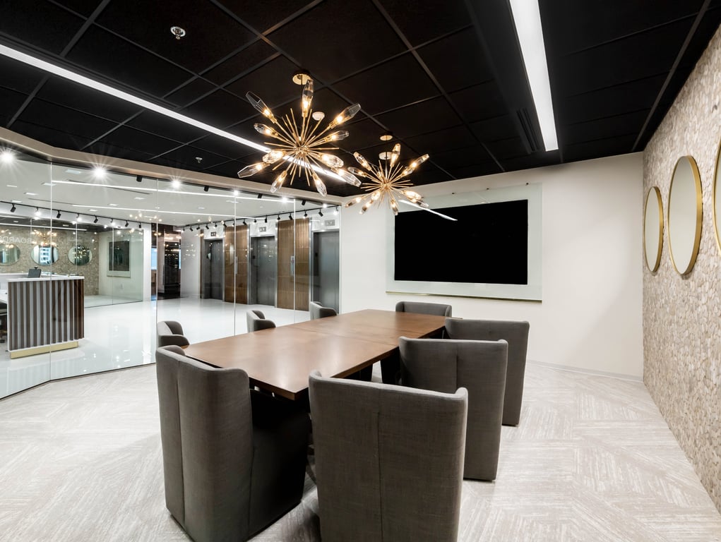 An interior shot of The Capdepon Boardroom