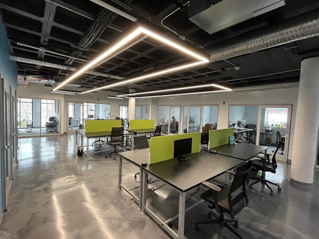 An interior shot of Urban Co-Works - Schenectady
