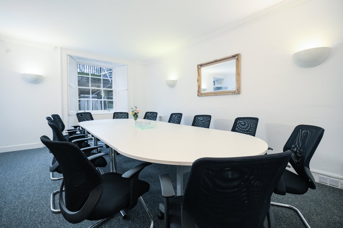 An interior shot of Holyrood Suite