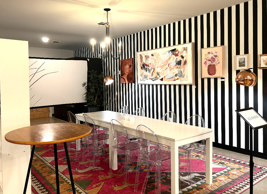 An interior shot of Semi-Private Meeting Space