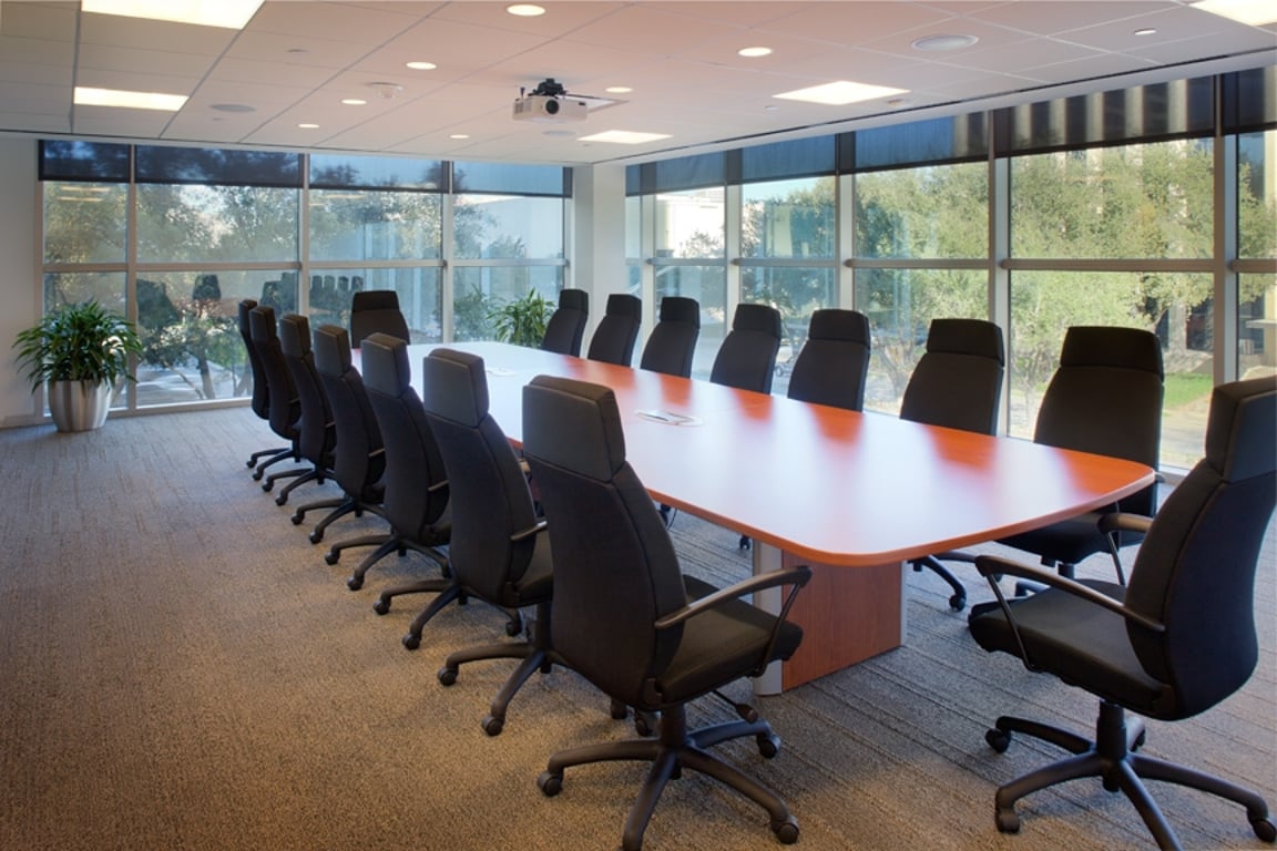 An interior shot of Boardroom