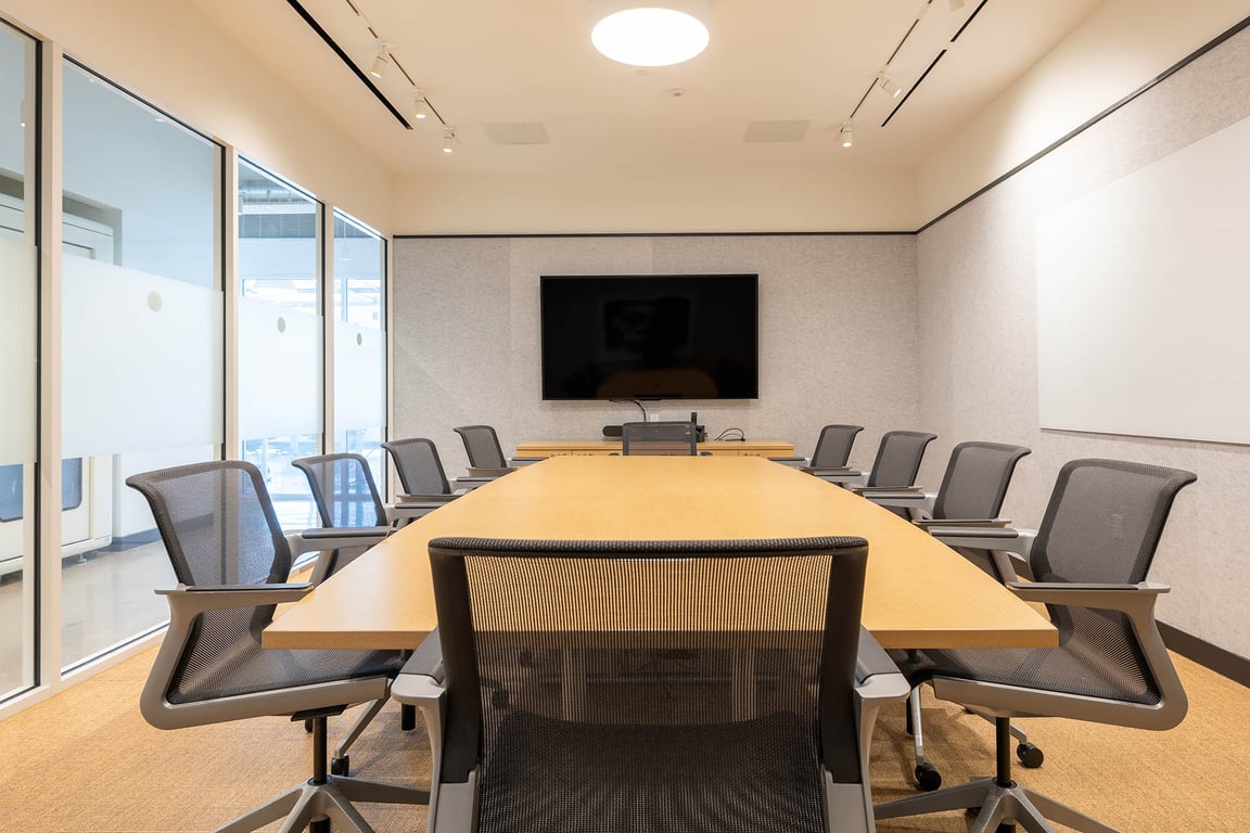 An interior shot of Conference Room 1
