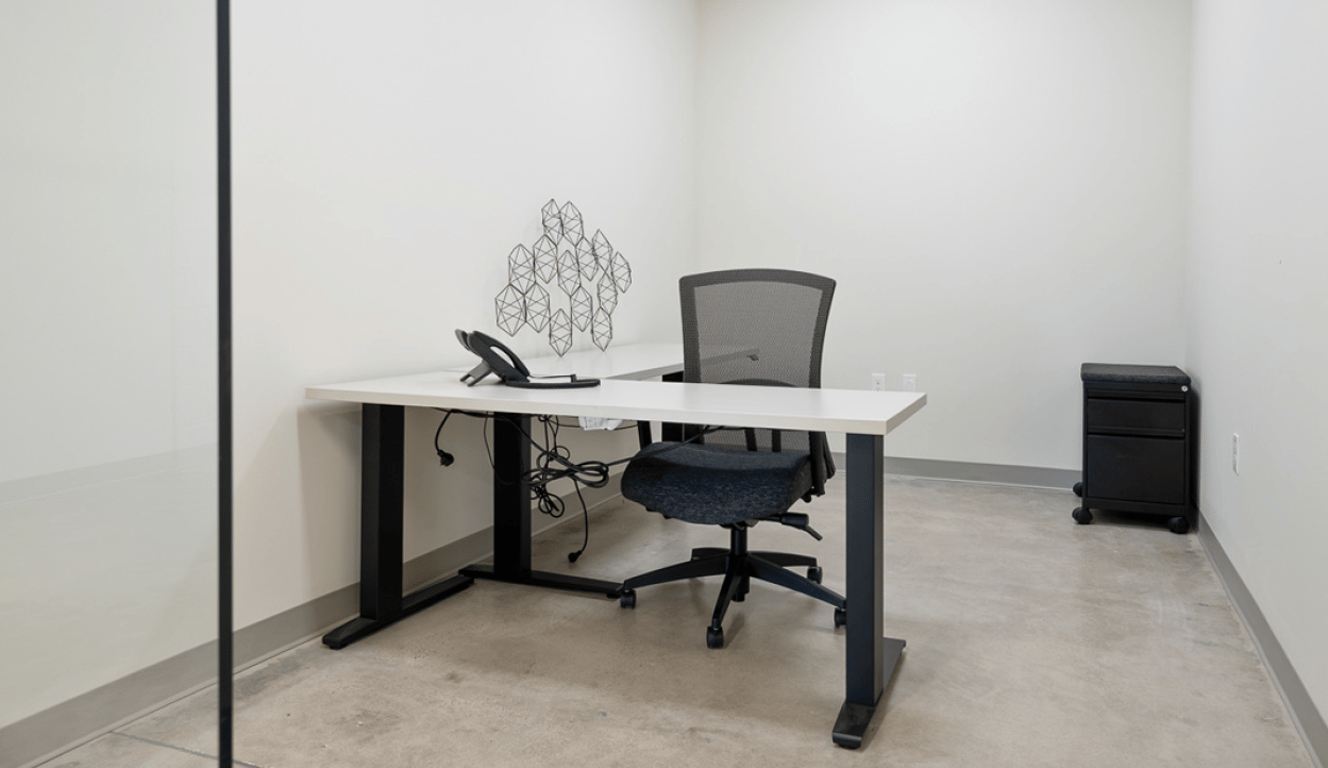 An interior shot of Private Office A