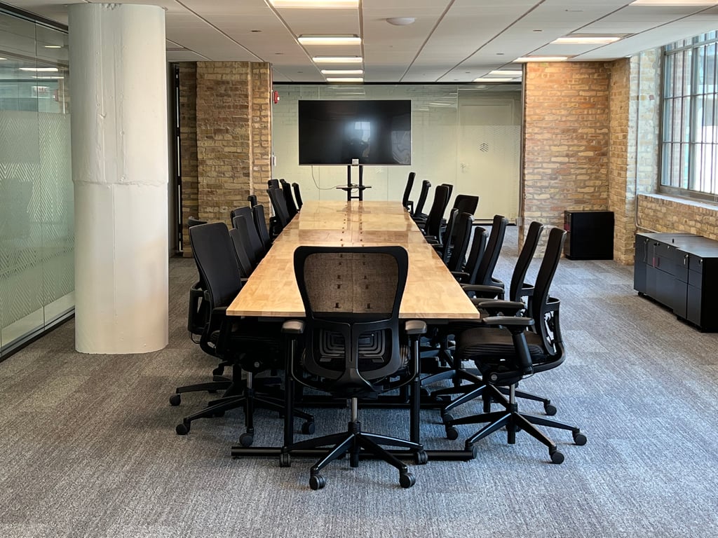 40-person Flexible Conference Room with 2 Breakout Rooms