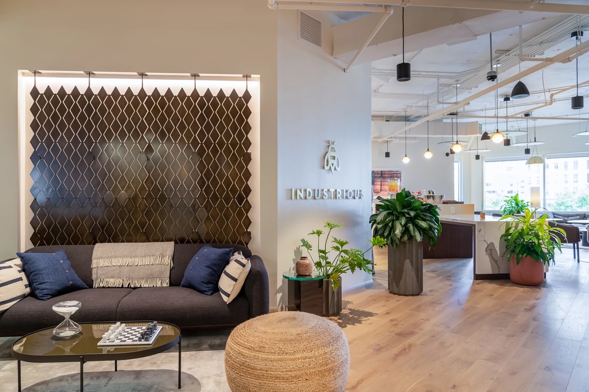 An interior shot of Industrious - Ballston Exchange