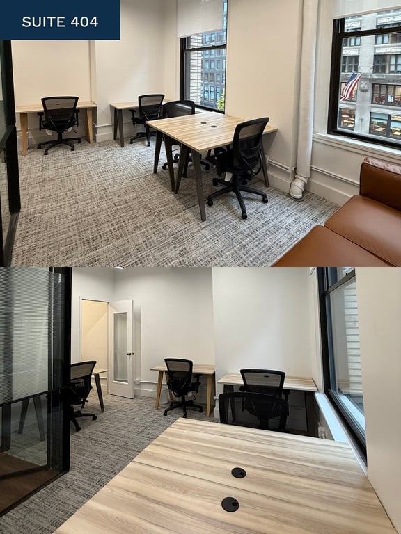 An interior shot of Suite 404