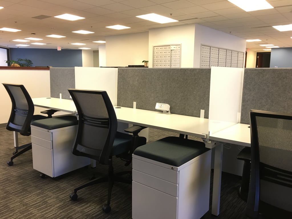 An interior shot of Dedicated Desk