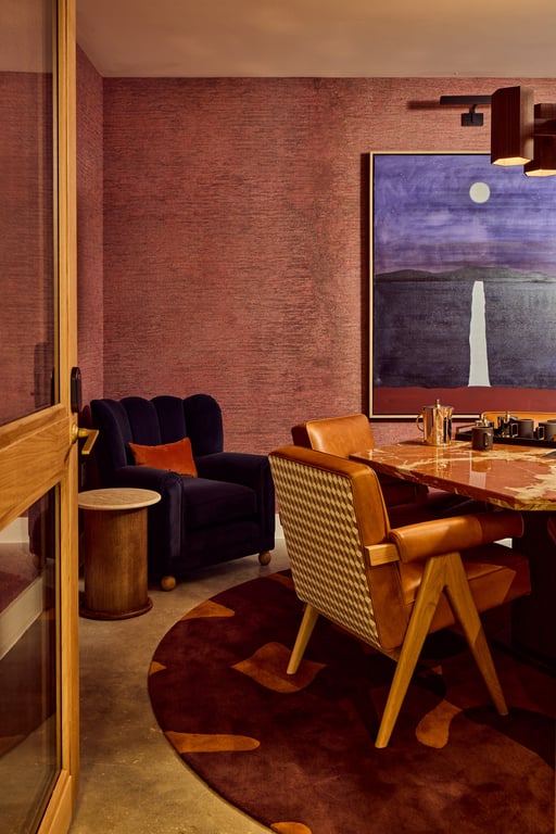 An interior shot of Haskell Room