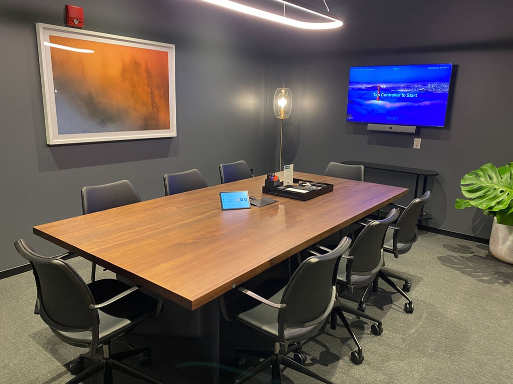 An interior shot of Conf Room J