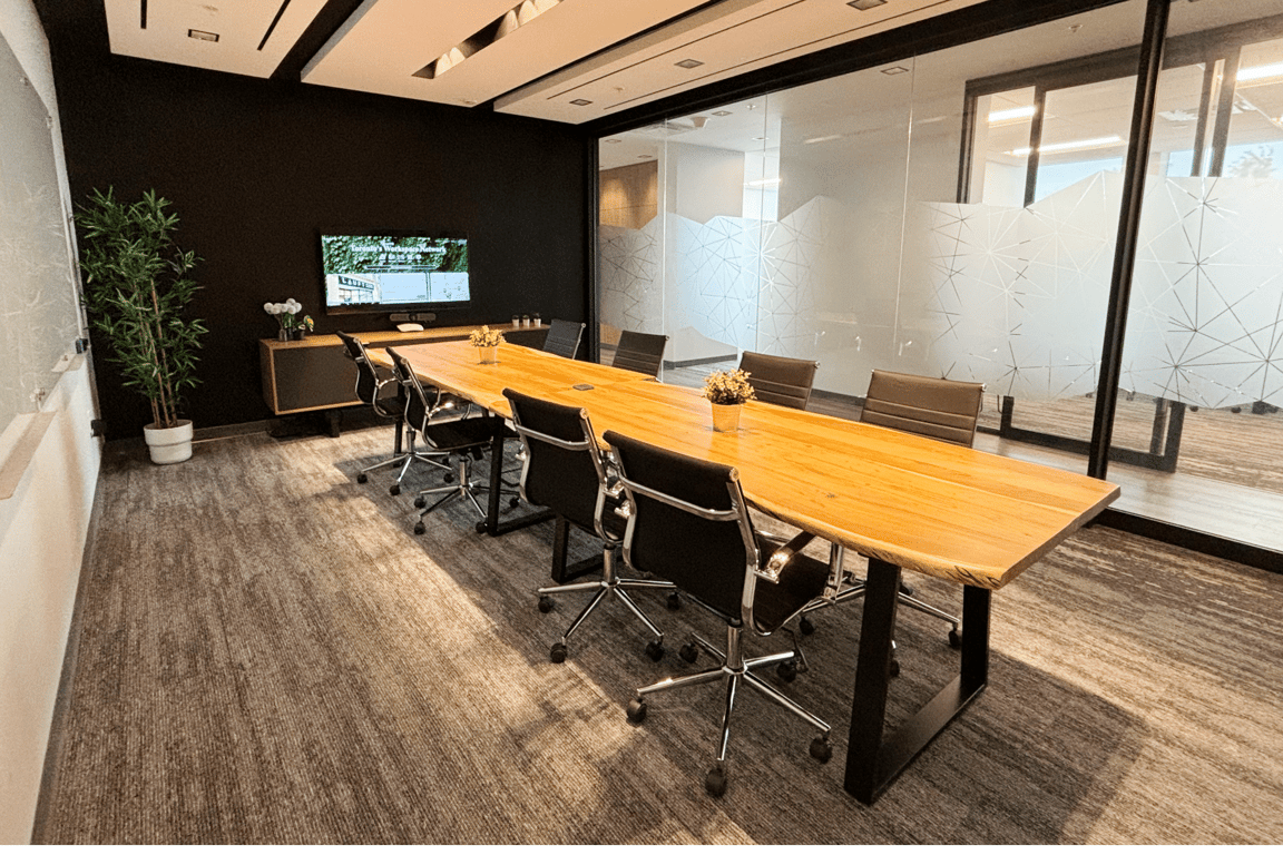 An interior shot of Boardroom