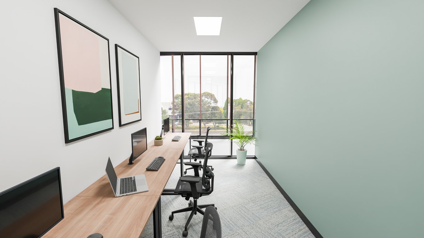 An interior shot of Suite 14