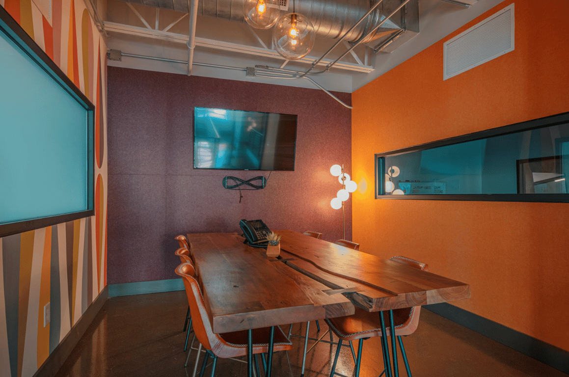 An interior shot of Room 50