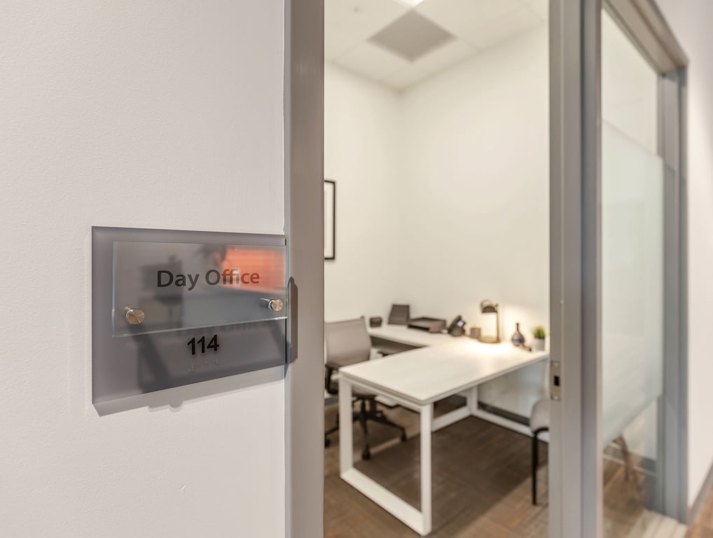 An interior shot of Private Day Office