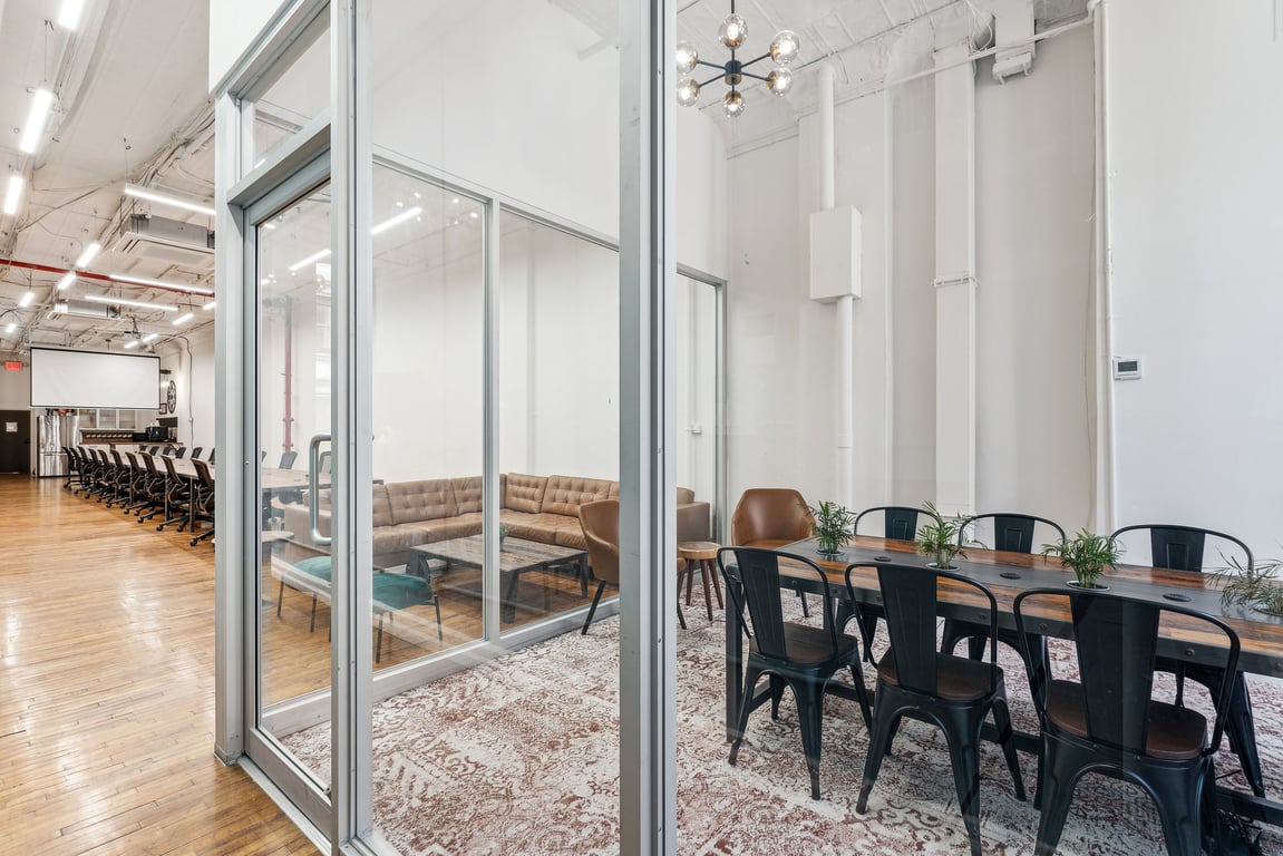 An interior shot of Enterprise Office with 2 Dedicated Meeting Rooms