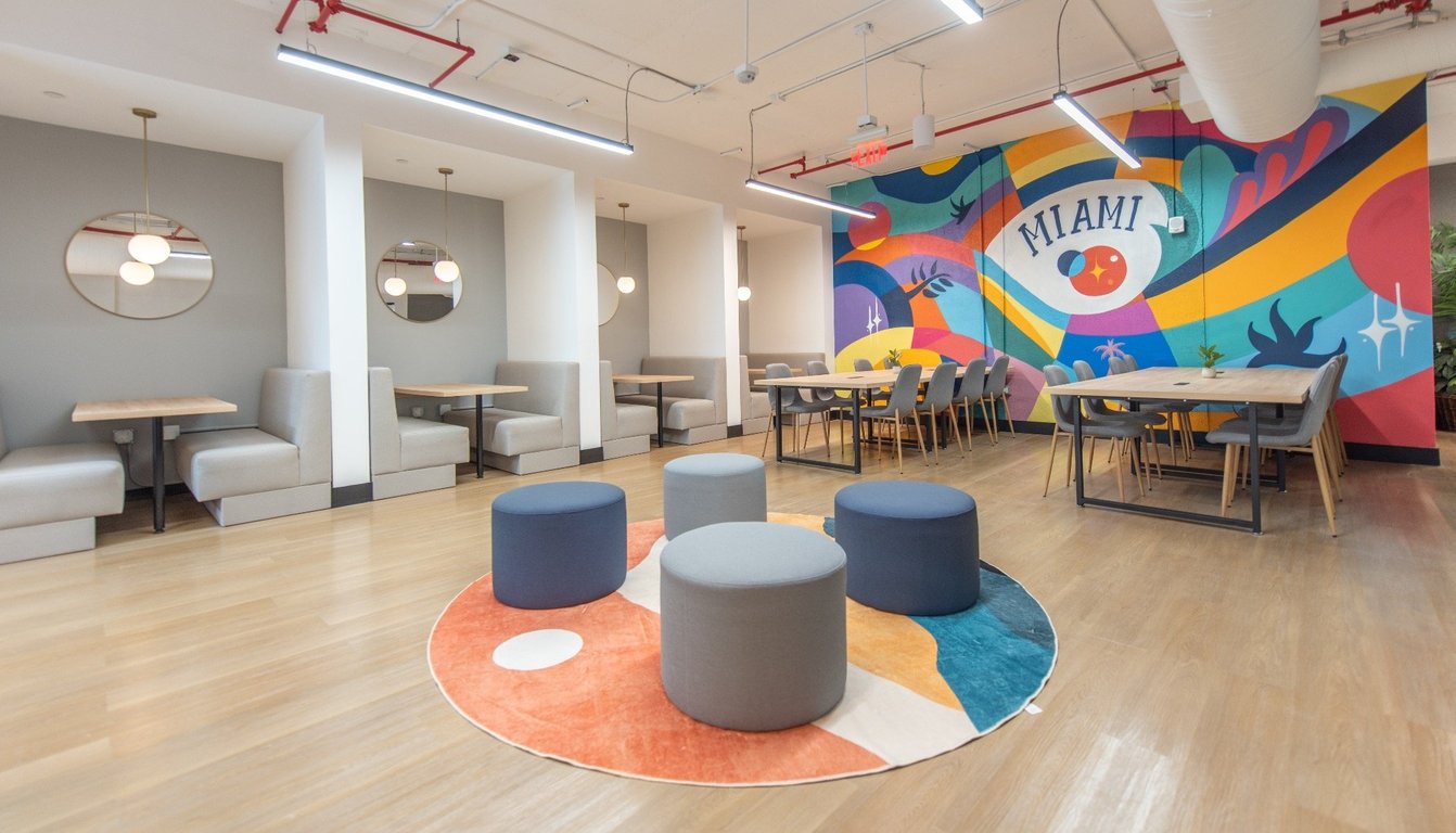 An interior shot of WorQ