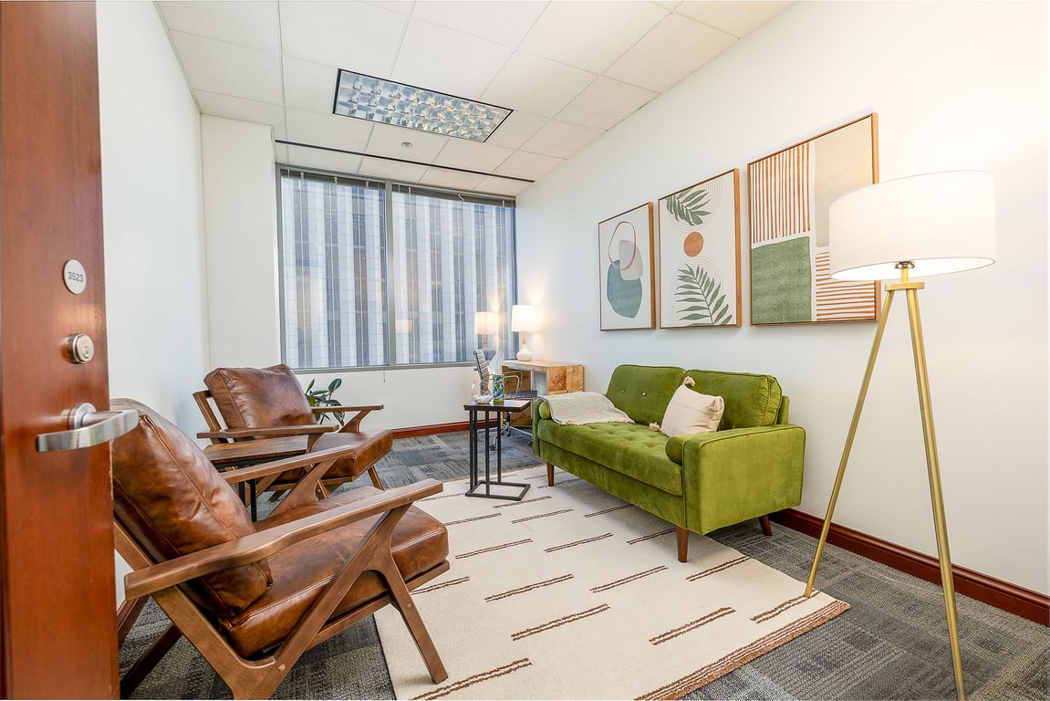 An interior shot of Therapy Room