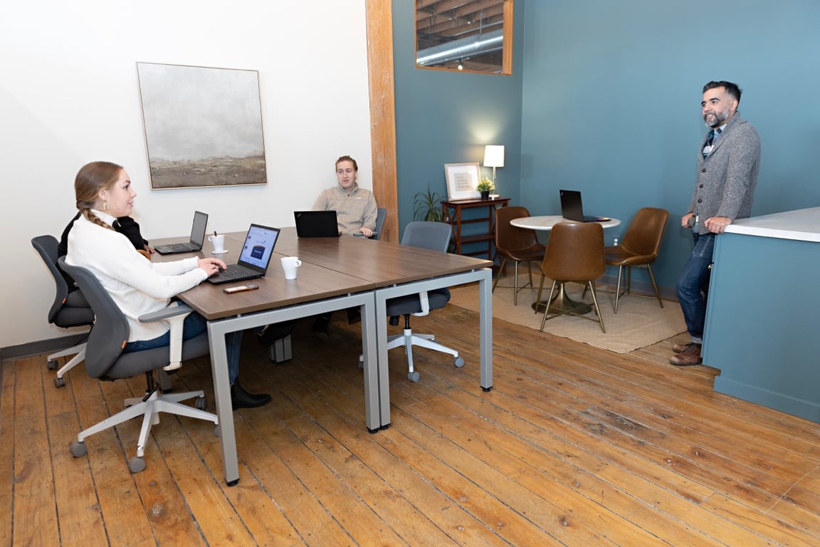 An interior shot of Suite #1
