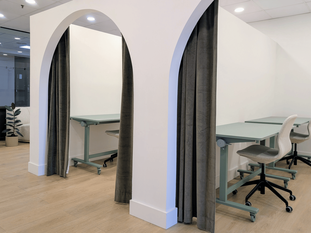 An interior shot of Pods For Two