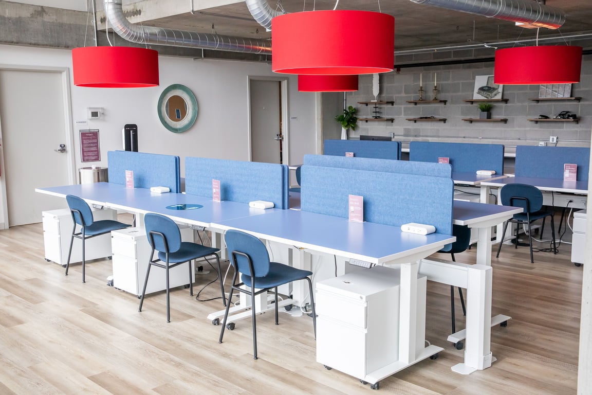 An interior shot of NASH Dock Desk 3