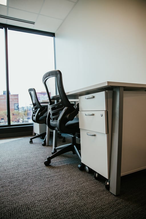 An interior shot of Private Office 22 - 2 People