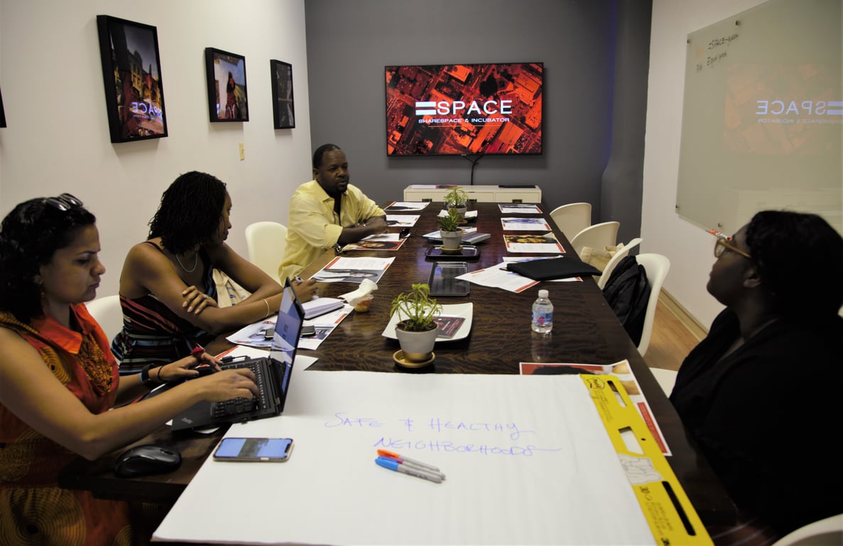 An interior shot of High Tech Conference Room