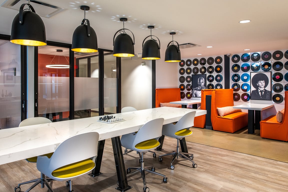 An interior shot of Fishbowl 24
