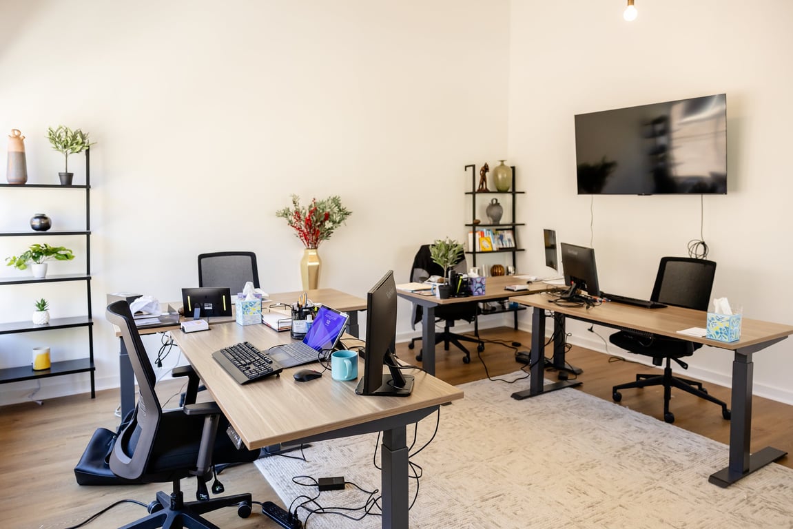 An interior shot of Office #101