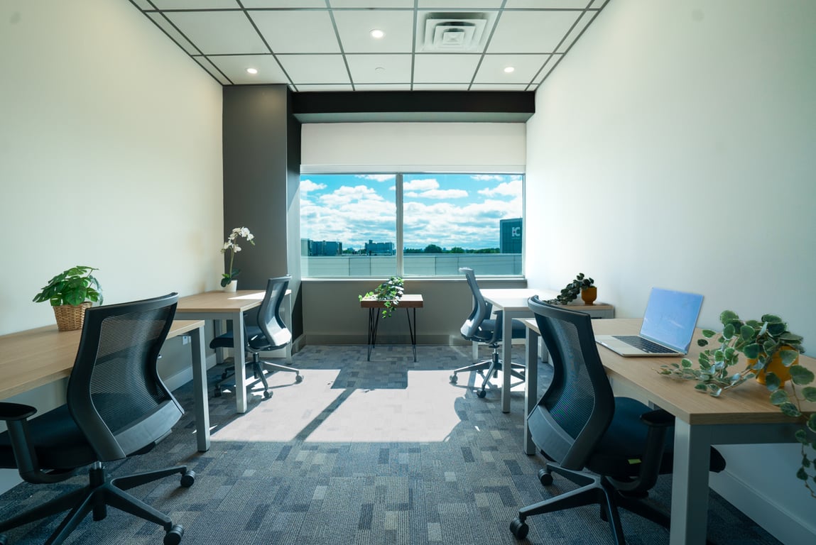 An interior shot of Spacious Private Office for 4 with a Window View