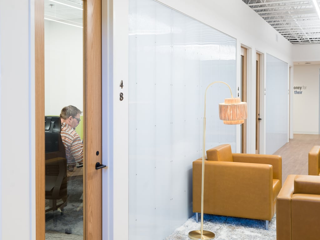 An interior shot of Private Day Office