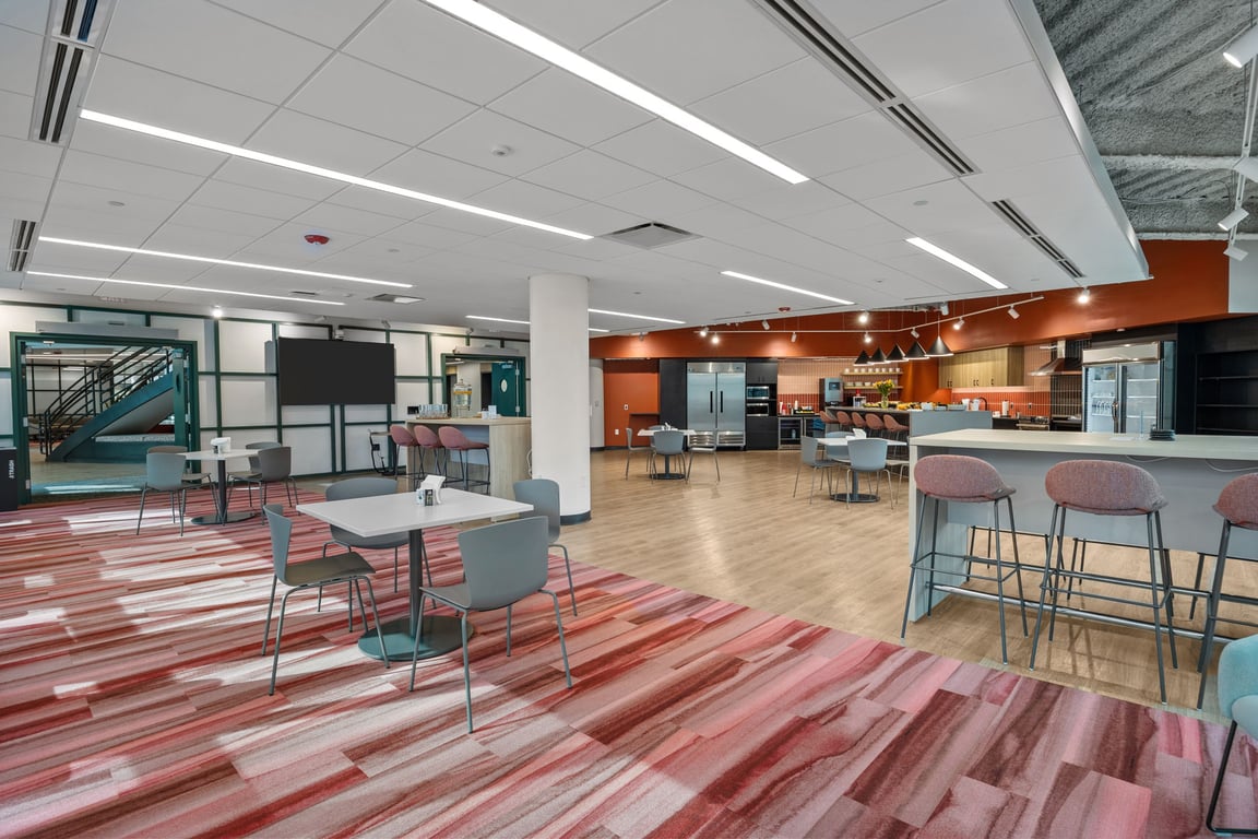 An interior shot of Sentient Workspace