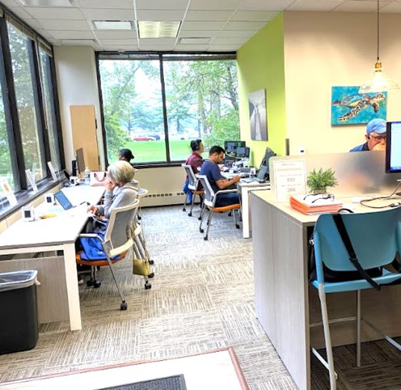 An interior shot of Office Evolution - Hackensack