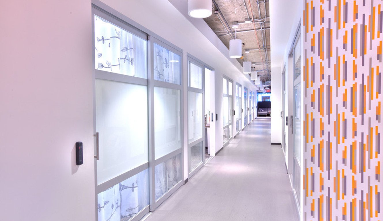 An interior shot of SparkSpaces - Hollywood BLVD
