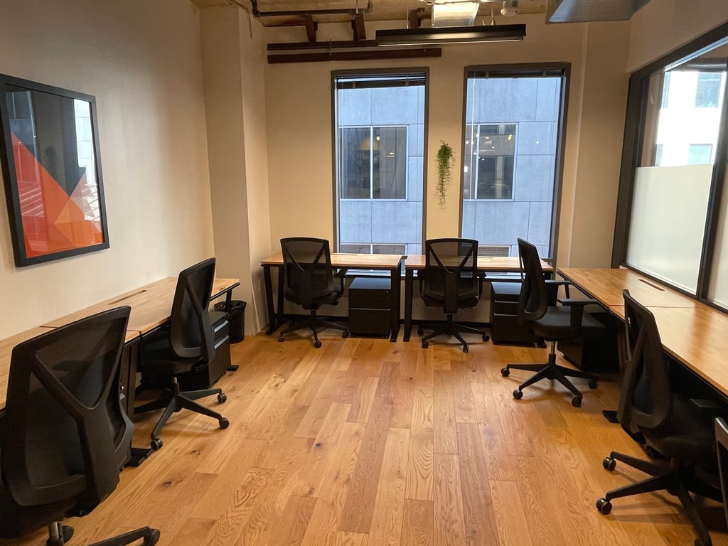 An interior shot of Office for 7