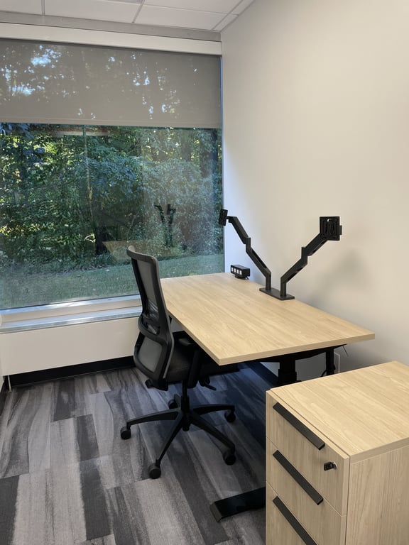 An interior shot of Office #135