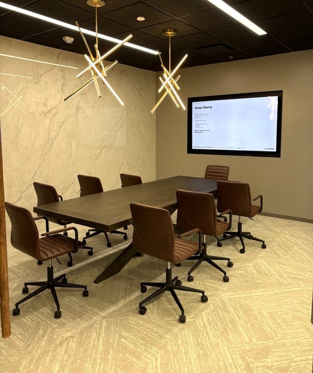 An interior shot of Schneir Conference Room