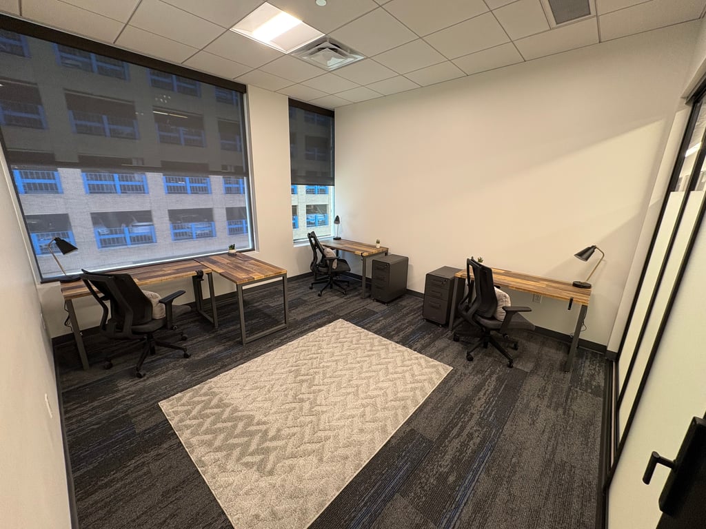 An interior shot of Four Person Private Office