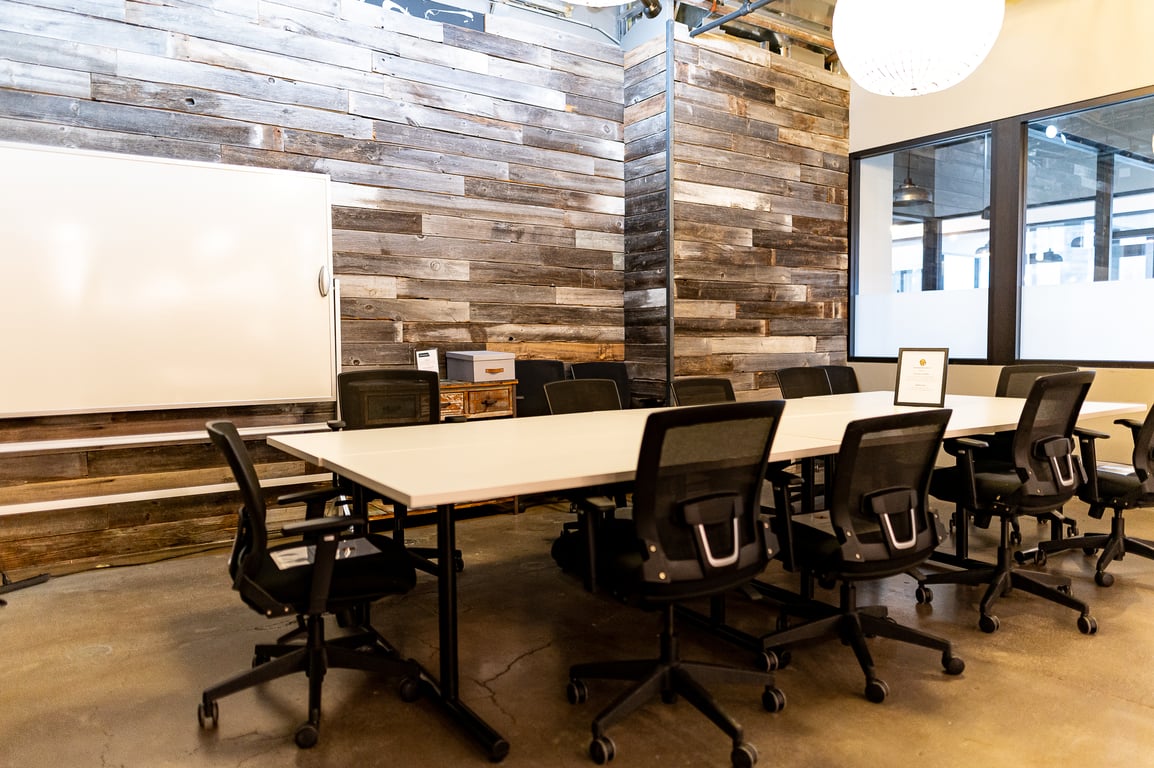 An interior shot of Board Conference Room