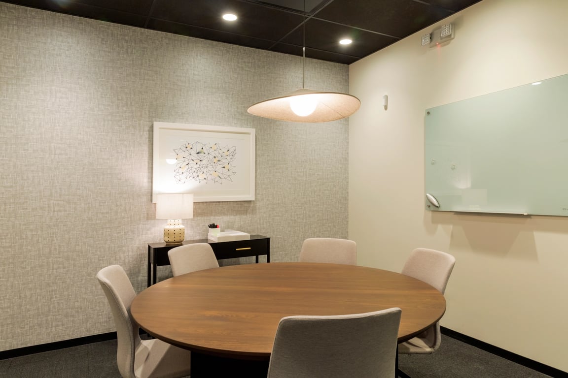 An interior shot of Conf Room D