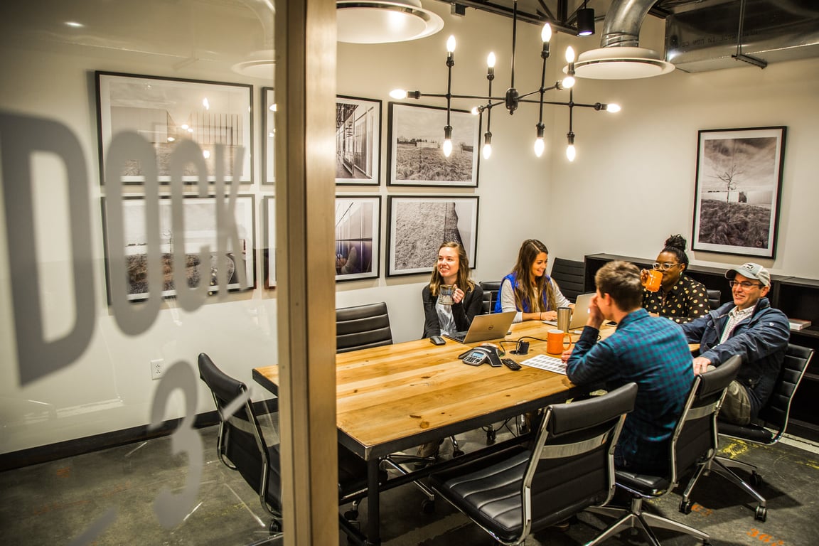 An interior shot of Dock 3 Conference Room (10 people)