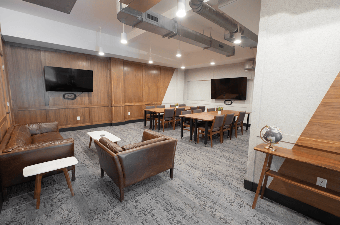 An interior shot of Board Room