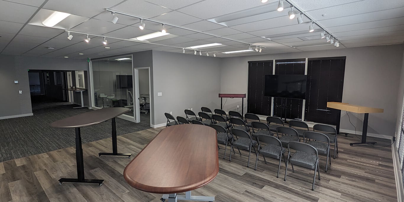 An interior shot of Boeing Event Space