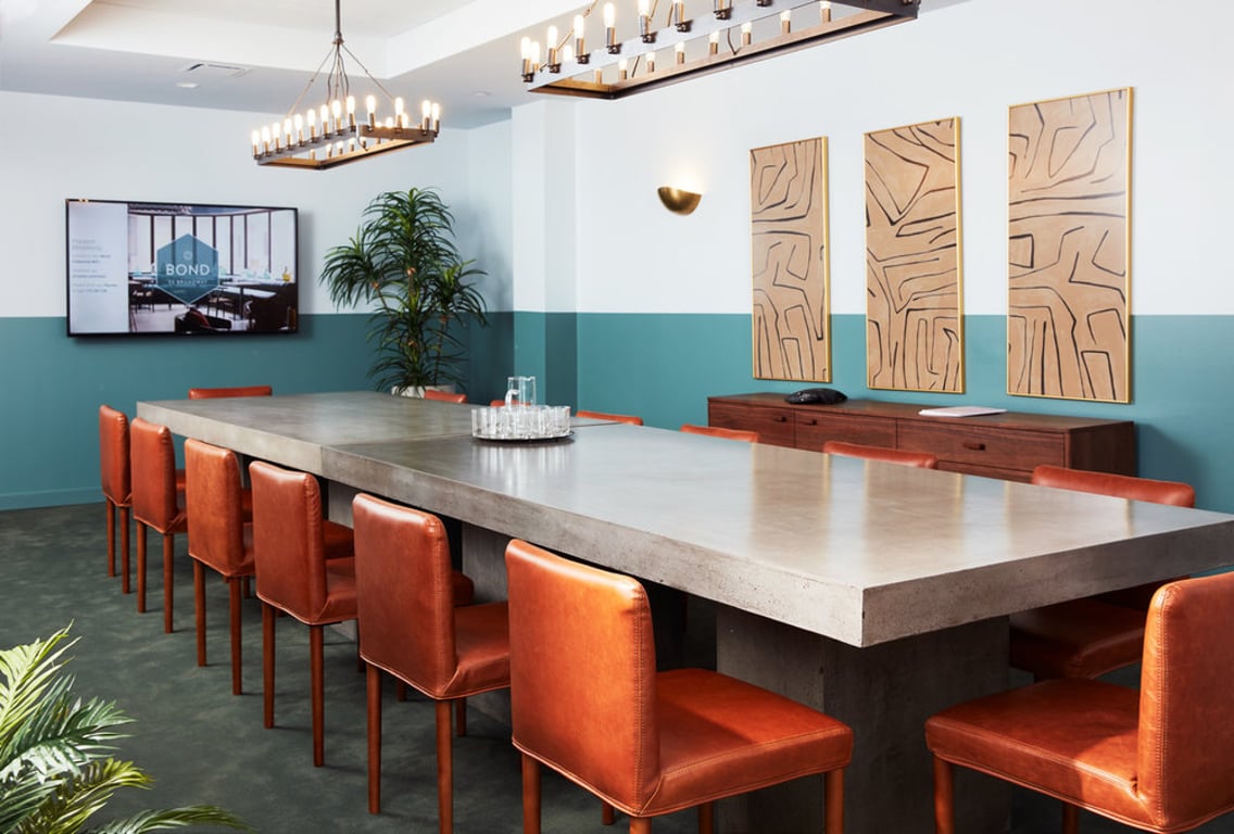 An interior shot of Nassau Boardroom