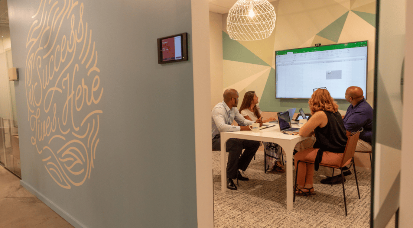 An interior shot of Success Room